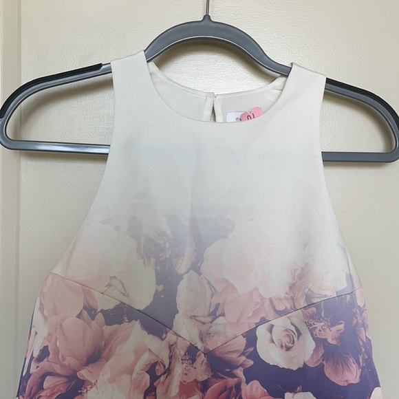 AS NEW! Finders Keepers Pink/White Ombré Rose Top - Picture 5 of 6